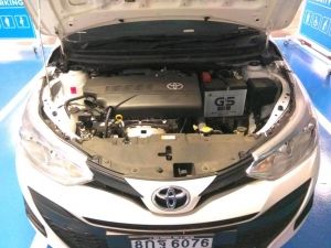 2019 Toyota YARIS 1.2 J  ปี 2018 Hatchback – AT สีขาว รูปที่ 2